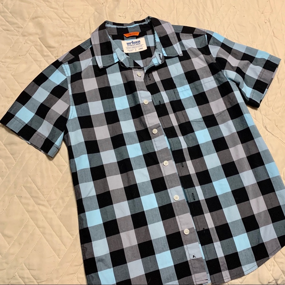 Urban Pipeline Boys Button Down Large